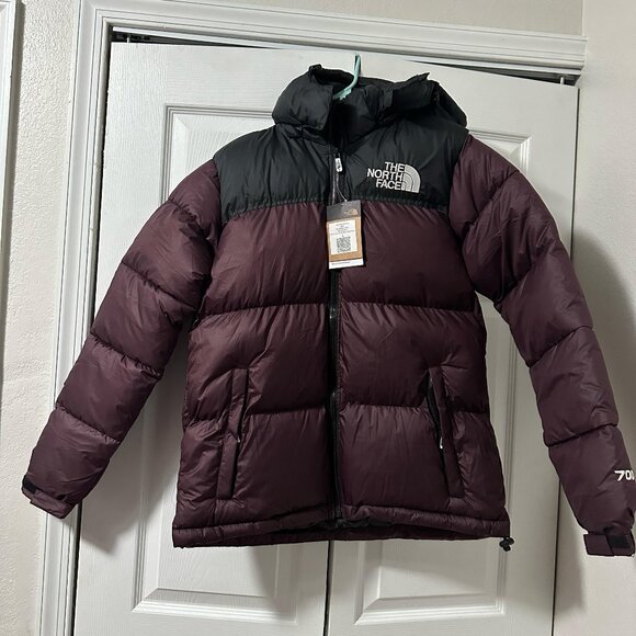 The North Face 700 Fill Puffer Jacket | Maroon/Black | L & XL | NWT| ON SALE TNF - Picture 1 of 4